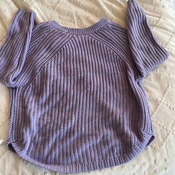 Super cozy purple knitted SO XL sweater - Picture 2 of 3